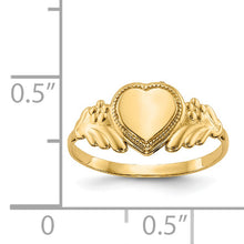 Load image into Gallery viewer, 14k Polished Heart Baby Ring
