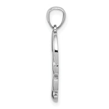 Load image into Gallery viewer, 14k White Gold Polished Small Infinity Heart Pendant
