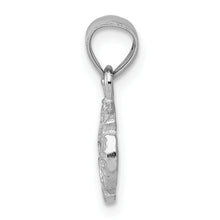 Load image into Gallery viewer, 14k White Gold Sand Dollar Pendant
