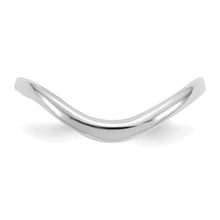 Load image into Gallery viewer, 14K White Gold Polished Wave Fashion Thumb Ring
