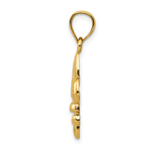 Load image into Gallery viewer, 14k Polished Fleur de Lis Pendant

