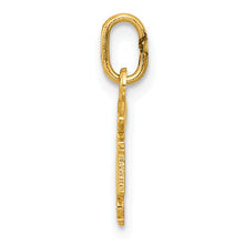 Load image into Gallery viewer, 14k Diamond-cut Polished RN Nurse Pendant
