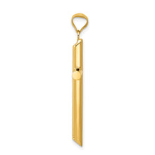 Load image into Gallery viewer, 14k Polished Tube Cross Pendant

