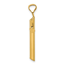 Load image into Gallery viewer, 14k Polished Tube Cross Pendant
