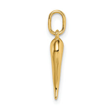 Load image into Gallery viewer, 14k Hollow Italian Horn Pendant
