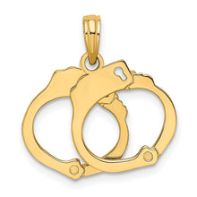 Load image into Gallery viewer, 14K 2-Piece Handcuffs Charm
