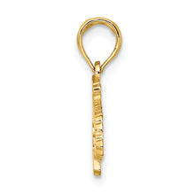 Load image into Gallery viewer, 14K Textured JAMAICA Map Charm
