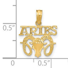 Load image into Gallery viewer, 14K ARIES Zodiac Charm
