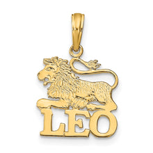 Load image into Gallery viewer, 14K LEO Zodiac Charm
