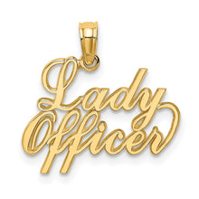Load image into Gallery viewer, 14k LADY OFFICER Charm

