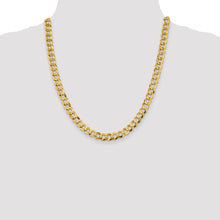 Load image into Gallery viewer, 14k 8.3mm Lightweight Flat Cuban Chain
