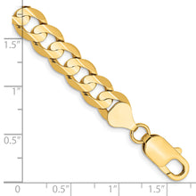 Load image into Gallery viewer, 14k 7.5mm Open Concave Curb Chain

