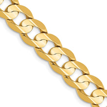 Load image into Gallery viewer, 14k 7.5mm Open Concave Curb Chain
