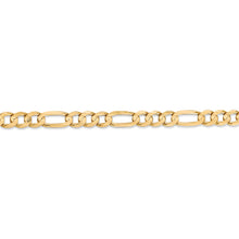 Load image into Gallery viewer, 14k 6mm Concave Open Figaro Chain
