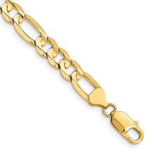 Load image into Gallery viewer, 14k 7.5mm Concave Open Figaro Chain
