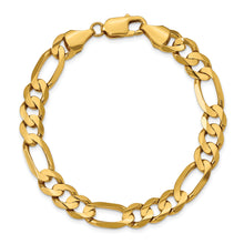 Load image into Gallery viewer, 14k 8.75mm Concave Open Figaro Chain
