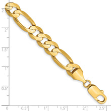 Load image into Gallery viewer, 14k 8.75mm Concave Open Figaro Chain
