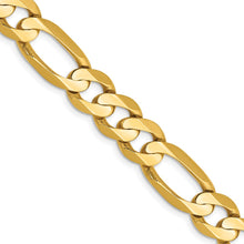 Load image into Gallery viewer, 14k 8.75mm Concave Open Figaro Chain
