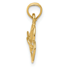 Load image into Gallery viewer, 14K Polished Intertwined Double Heart Pendant
