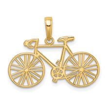 Load image into Gallery viewer, 14k Polished Bicycle Charm
