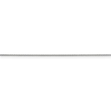 Load image into Gallery viewer, 14k WG .85mm D/C Spiga with Lobster Clasp Chain

