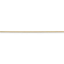 Load image into Gallery viewer, 14k .85mm D/C Spiga with Lobster Clasp Chain
