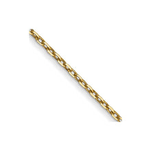 Load image into Gallery viewer, 14k .8mm D/C Cable with Spring Ring Clasp Chain
