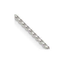 Load image into Gallery viewer, Sterling Silver .8mm 8 Sided Diamond-cut Box Chain

