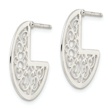 Load image into Gallery viewer, Sterling Silver Filigree Post Earrings
