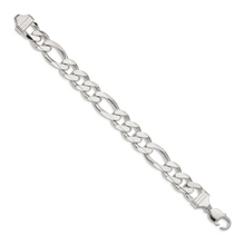Load image into Gallery viewer, Sterling Silver 13.5mm Figaro Chain
