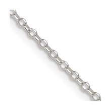 Load image into Gallery viewer, Sterling Silver 1.75mm Diamond-cut Cable Chain
