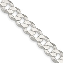 Load image into Gallery viewer, Sterling Silver 14mm Flat Curb Chain
