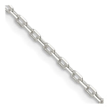 Load image into Gallery viewer, Sterling Silver 1.65mm Diamond-cut Long Link Cable Chain

