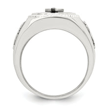 Load image into Gallery viewer, Sterling Silver Black Agate Ring
