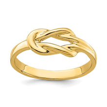 Load image into Gallery viewer, 14k Polished Freeform Love Knot Ring
