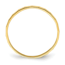 Load image into Gallery viewer, 14k Bamboo Texture Band Childs Ring
