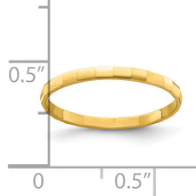 Load image into Gallery viewer, 14k Bamboo Texture Band Childs Ring
