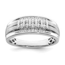 Load image into Gallery viewer, 10K White Gold Lab Grown Diamond VS/SI FGH Men&#39;s Ring
