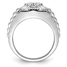 Load image into Gallery viewer, 10K White Gold VS/SI FGH Lab Grown Diamond Mens Ring
