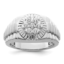 Load image into Gallery viewer, 10K White Gold VS/SI FGH Lab Grown Diamond Mens Ring
