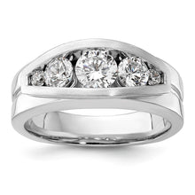 Load image into Gallery viewer, 10K White Gold VS/SI FGH Lab Grown Diamond Mens Ring
