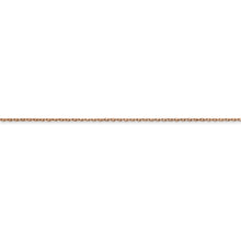 Load image into Gallery viewer, 14k Rose Gold .8mm D/C Cable Chain
