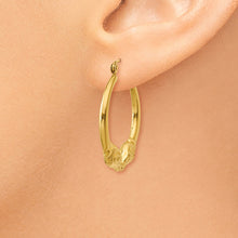 Load image into Gallery viewer, 14k Polished Ram Hoop Earrings
