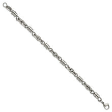 Load image into Gallery viewer, Stainless Steel Polished 9in Bracelet
