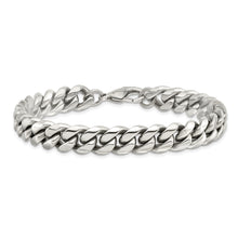 Load image into Gallery viewer, Stainless Steel Polished 8.5in Curb Chain Bracelet
