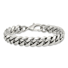 Load image into Gallery viewer, Stainless Steel Polished 8.5in Curb Chain Bracelet
