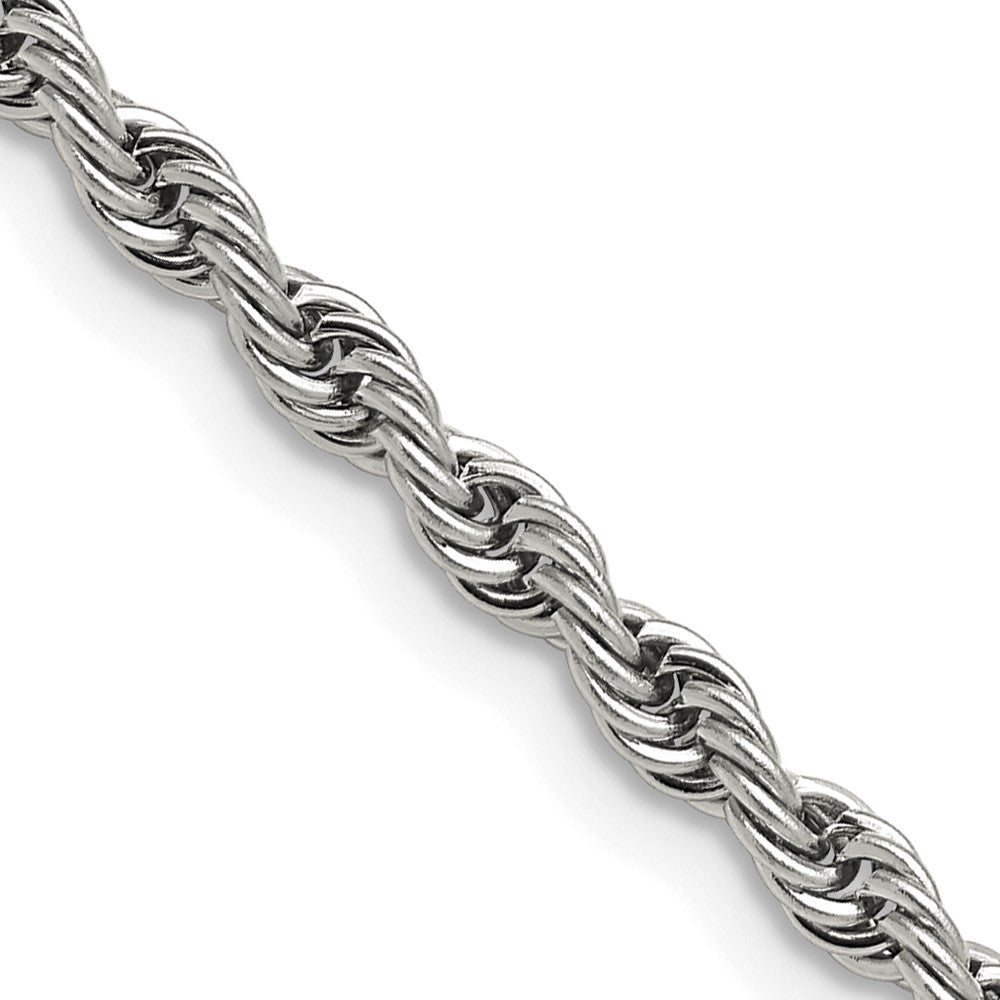 Stainless Steel Polished 4mm 18 inch Rope Chain