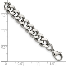 Load image into Gallery viewer, Stainless Steel Polished 9.5mm 7.75in Curb Chain
