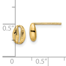 Load image into Gallery viewer, 14k Polished Shell Post Earrings

