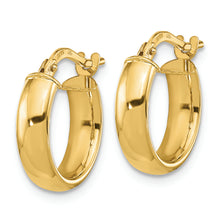Load image into Gallery viewer, 14k Polished 3.7mm Hoop Earrings
